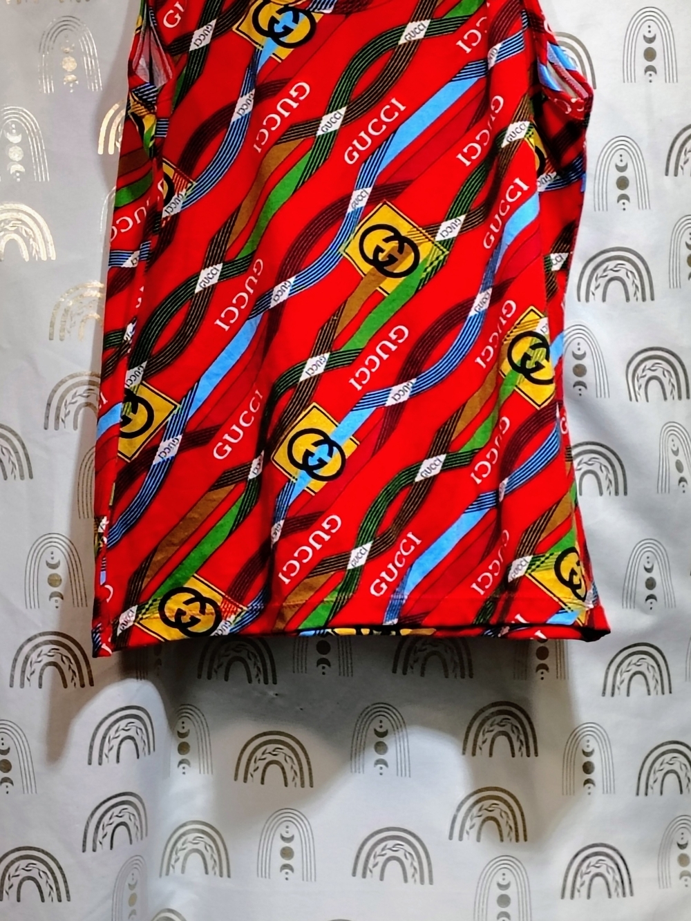 Red Logo-Print Women’s Skirt - G INSPO
